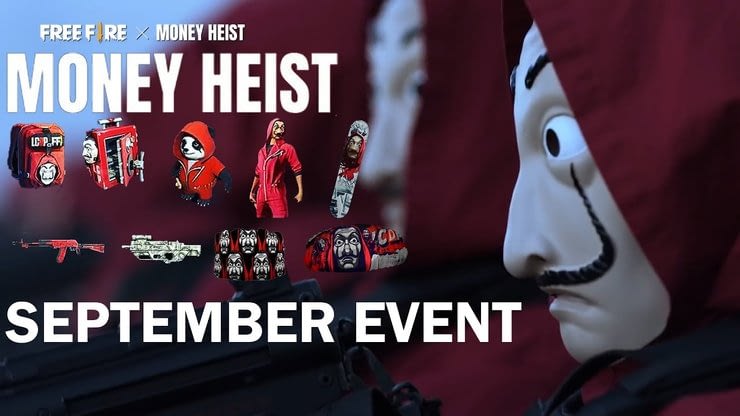 Garena Free Fire Launched its Money Heist Event